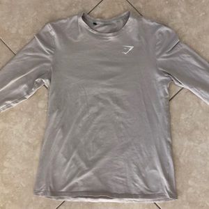 Gym Shark Long-Sleeve Athletic Shirt